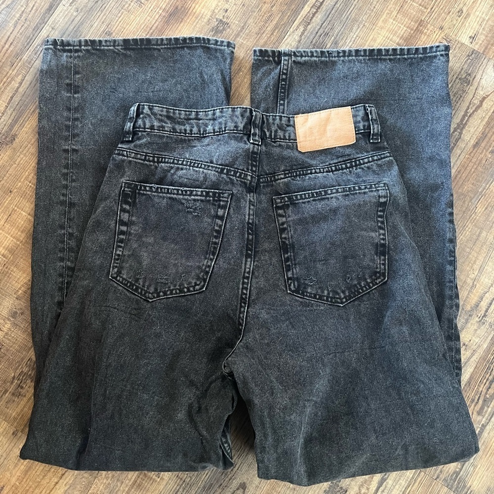 Divided by H&M Womens Black Wide Leg Jeans Size 6 - Picture 2 of 2